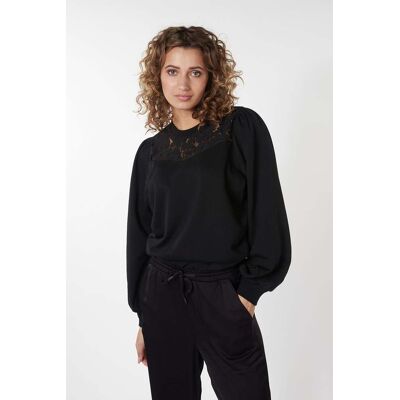 Esqualo Sweater Lace Black Taille: S Pulls Outlet Femme Le Noir - Publicité Esqualo Sweater Lace Black Taille: S Pulls Outlet Femme Le Noir - Publicité