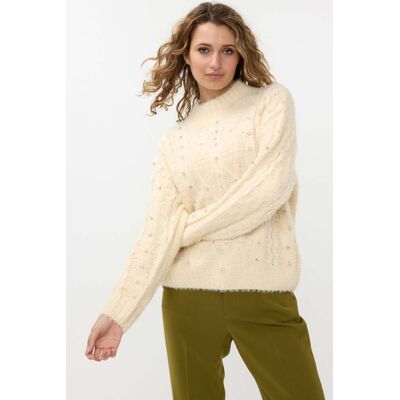 Esqualo Sweater Cable Stones Biscuit Taille: S Pulls en Maille Outlet Femme - Publicité Esqualo Sweater Cable Stones Biscuit Taille: S Pulls en Maille Outlet Femme - Publicité