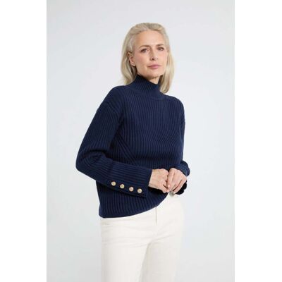 Josephine & Co Aisha Sweater Navy Taille: XS Pulls en Maille Outlet Femme Bleu - Publicité Josephine & Co Aisha Sweater Navy Taille: XS Pulls en Maille Outlet Femme Bleu - Publicité