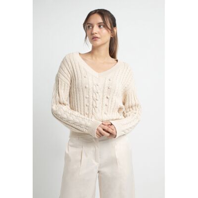 Josephine & Co Jasper Sweater Sand Taille: L Pulls en Maille Outlet Femme Marron - Publicité Josephine & Co Jasper Sweater Sand Taille: L Pulls en Maille Outlet Femme Marron - Publicité