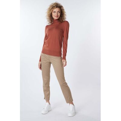 Esqualo Sweater Gathering Shoulder Copper Brown Taille: XXL Pulls Outlet Femme Marron - Publicité Esqualo Sweater Gathering Shoulder Copper Brown Taille: XXL Pulls Outlet Femme Marron - Publicité