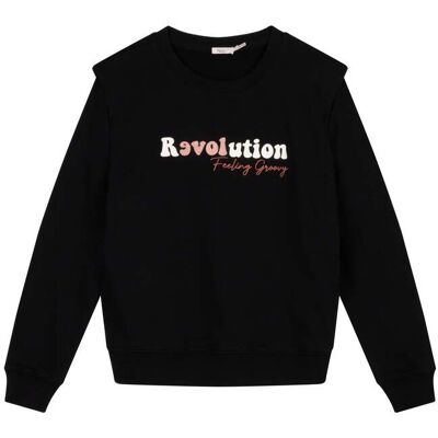 Esqualo Sweater Fancy Shoulder Black Taille: XS Pulls Outlet Femme Le Noir - Publicité Esqualo Sweater Fancy Shoulder Black Taille: XS Pulls Outlet Femme Le Noir - Publicité