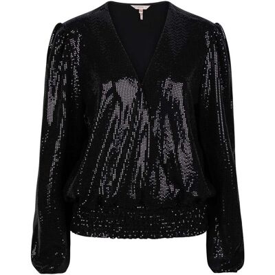 Esqualo Blouse Sequins Stretch Black Taille: 36 Chemisiers Outlet Femme Le Noir - Publicité Esqualo Blouse Sequins Stretch Black Taille: 36 Chemisiers Outlet Femme Le Noir - Publicité