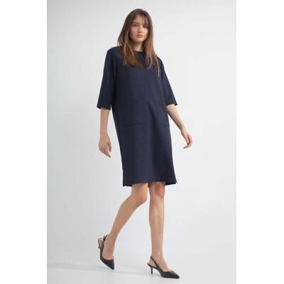 Josephine & Co Peggy Dress Dark Navy Taille: 40 Robes Outlet Femme Bleu - Publicité Josephine & Co Peggy Dress Dark Navy Taille: 40 Robes Outlet Femme Bleu - Publicité