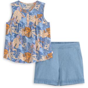 Scotch & Soda S&s Big Girls 2pc Top & Denim Short Set Blue/grey Taille: S Pantalons Outlet kids Bleu - Publicité Scotch & Soda S&s Big Girls 2pc Top & Denim Short Set Blue/grey Taille: S Pantalons Outlet kids Bleu - Publicité