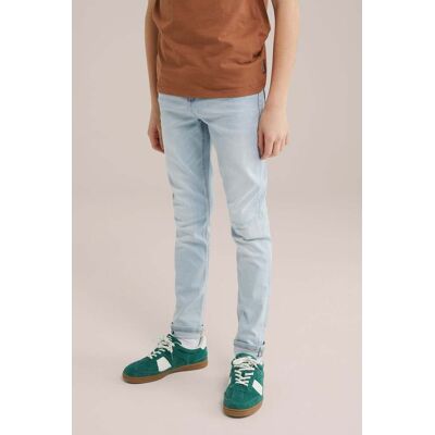 We Fashion 5-pocket Mid Waist Light Blue Taille: 164 Jeans Outlet kids Bleu - Publicité We Fashion 5-pocket Mid Waist Light Blue Taille: 164 Jeans Outlet kids Bleu - Publicité