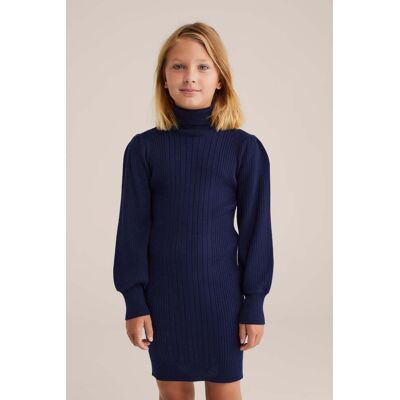 We Fashion Dress Mid Length Navy Blue Taille: 122/128 Robes Outlet kids Bleu - Publicité We Fashion Dress Mid Length Navy Blue Taille: 122/128 Robes Outlet kids Bleu - Publicité