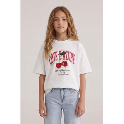 Cars Jeans Girls Indra Ts White Taille: 16 T-Shirts Outlet kids Blanche - Publicité Cars Jeans Girls Indra Ts White Taille: 16 T-Shirts Outlet kids Blanche - Publicité