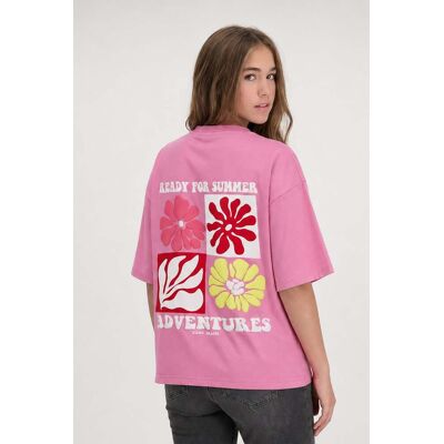 Cars Jeans Girls Junie Ts Light Pink Taille: 10 T-Shirts Outlet kids Rose - Publicité Cars Jeans Girls Junie Ts Light Pink Taille: 10 T-Shirts Outlet kids Rose - Publicité