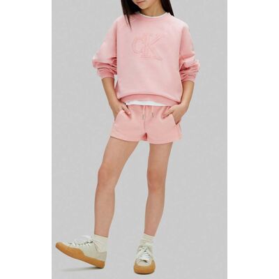 Calvin Klein Girls Ck French Terry Shorts Quartz Pink Taille: 14 Vêtements de Sport Outlet kids Rose - Publicité Calvin Klein Girls Ck French Terry Shorts Quartz Pink Taille: 14 Vêtements de Sport Outlet kids Rose - Publicité