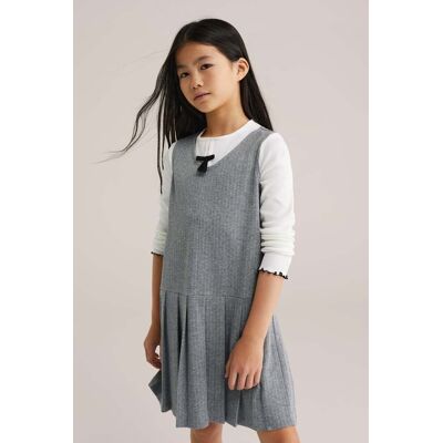 We Fashion Dress Mid Length Grey Taille: 146/152 Robes Outlet kids Gris - Publicité We Fashion Dress Mid Length Grey Taille: 146/152 Robes Outlet kids Gris - Publicité