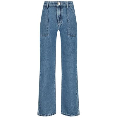 RAIZZED Girls Mississippi Worker Jeans Mid Blue Stone Taille: 4 Jeans Outlet kids Bleu - Publicité RAIZZED Girls Mississippi Worker Jeans Mid Blue Stone Taille: 4 Jeans Outlet kids Bleu - Publicité