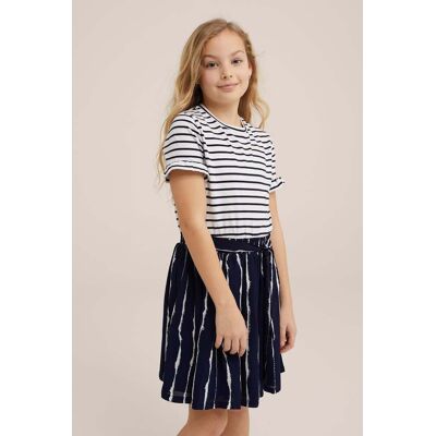 We Fashion Dress Mid Length Dark Blue Taille: 92 Robes Outlet kids Bleu - Publicité We Fashion Dress Mid Length Dark Blue Taille: 92 Robes Outlet kids Bleu - Publicité