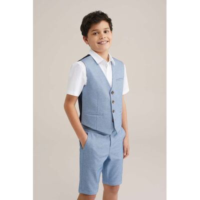 We Fashion Waistcoat Light Blue Taille: 146/152 Pantalons Outlet kids Bleu - Publicité We Fashion Waistcoat Light Blue Taille: 146/152 Pantalons Outlet kids Bleu - Publicité