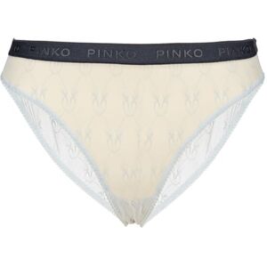 PINKO Senza Parole 2 Slip Pizzo Indemagliato Jacquard C/logo Azure Taille: L Culottes Outlet Femme Bleu - Publicité PINKO Senza Parole 2 Slip Pizzo Indemagliato Jacquard C/logo Azure Taille: L Culottes Outlet Femme Bleu - Publicité