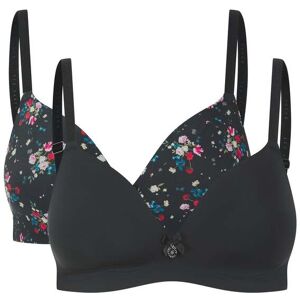 Ted Baker Fabel 2 Pk Ditsy Rose Print Wireless Shapiing Bra Jet Black Taille: 36D Soutiens-gorge Outlet Femme Rose - Publicité Ted Baker Fabel 2 Pk Ditsy Rose Print Wireless Shapiing Bra Jet Black Taille: 36D Soutiens-gorge Outlet Femme Rose - Publicité