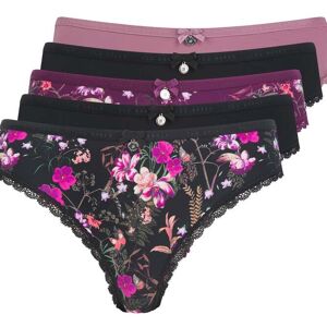 Ted Baker Tansy 5pk Brief Jet Black/black Print/witsful Mauve/dark Pur Taille: M Culottes Outlet Femme Le Noir - Publicité Ted Baker Tansy 5pk Brief Jet Black/black Print/witsful Mauve/dark Pur Taille: M Culottes Outlet Femme Le Noir - Publicité