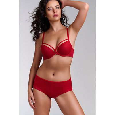 Marlies Dekkers Space Odyssey Red Lace Push Up Bra Taille: 85B Soutiens-gorge Outlet Femme Rouge - Publicité Marlies Dekkers Space Odyssey Red Lace Push Up Bra Taille: 85B Soutiens-gorge Outlet Femme Rouge - Publicité