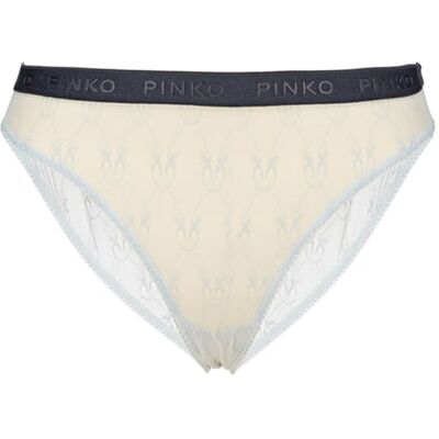 PINKO Senza Parole 2 Slip Pizzo Indemagliato Jacquard C/logo Azure Taille: M Culottes Outlet Femme Bleu - Publicité PINKO Senza Parole 2 Slip Pizzo Indemagliato Jacquard C/logo Azure Taille: M Culottes Outlet Femme Bleu - Publicité