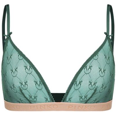 PINKO Alba Chiara Bra Green/nude Taille: S Soutiens-gorge Outlet Femme Vert - Publicité PINKO Alba Chiara Bra Green/nude Taille: S Soutiens-gorge Outlet Femme Vert - Publicité