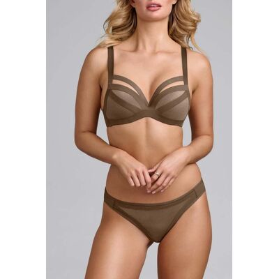 Marlies Dekkers Wing Power Sparkling Gold Push Up Bra Taille: 70D Soutiens-gorge Outlet Femme Jaune - Publicité Marlies Dekkers Wing Power Sparkling Gold Push Up Bra Taille: 70D Soutiens-gorge Outlet Femme Jaune - Publicité