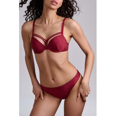Marlies Dekkers Seduction Cabernet Print Push Up Bra Taille: 70B Soutiens-gorge Outlet Femme - Publicité Marlies Dekkers Seduction Cabernet Print Push Up Bra Taille: 70B Soutiens-gorge Outlet Femme - Publicité