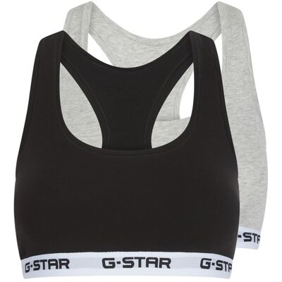 G-Star Carnelian Underwear Black/light Grey Marl Taille: L Chaussettes de sport Outlet Femme Gris - Publicité G-Star Carnelian Underwear Black/light Grey Marl Taille: L Chaussettes de sport Outlet Femme Gris - Publicité