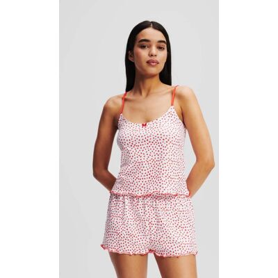 Karl Lagerfeld Karl Heart Cami Pj Set White-red Karl Heart Taille: M Culottes Outlet Femme Blanche - Publicité Karl Lagerfeld Karl Heart Cami Pj Set White-red Karl Heart Taille: M Culottes Outlet Femme Blanche - Publicité