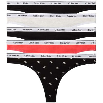 Calvin Klein Thong 5-pack Taille: L Culottes Outlet Femme - Publicité Calvin Klein Thong 5-pack Taille: L Culottes Outlet Femme - Publicité
