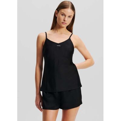 Karl Lagerfeld Essential Logo Satin Pj Set Black Taille: M Culottes Outlet Femme Le Noir - Publicité Karl Lagerfeld Essential Logo Satin Pj Set Black Taille: M Culottes Outlet Femme Le Noir - Publicité