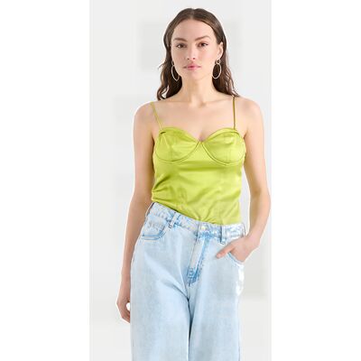 Shoeby Lm-sbsatin Corset Top Brightgreen Taille: S Torsolets Outlet Femme Vert - Publicité Shoeby Lm-sbsatin Corset Top Brightgreen Taille: S Torsolets Outlet Femme Vert - Publicité