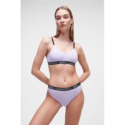 Karl Lagerfeld Ikonik 2.0 Bralette Pastel Lilac Taille: S Soutiens-gorge Outlet Femme Mauve - Publicité Karl Lagerfeld Ikonik 2.0 Bralette Pastel Lilac Taille: S Soutiens-gorge Outlet Femme Mauve - Publicité