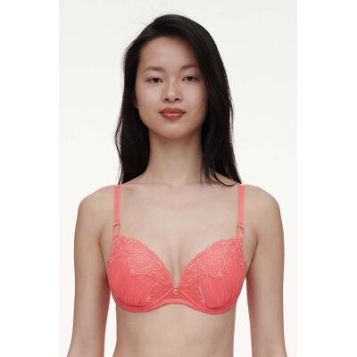 Chantelle Cabaret Sauvage Bra Orange Taille: D75 Soutiens-gorge Outlet Femme Orange - Publicité Chantelle Cabaret Sauvage Bra Orange Taille: D75 Soutiens-gorge Outlet Femme Orange - Publicité