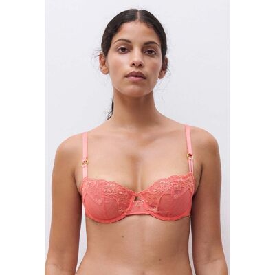 Chantelle Cabaret Sauvage Bra Orange Taille: C70 Soutiens-gorge Outlet Femme Orange - Publicité Chantelle Cabaret Sauvage Bra Orange Taille: C70 Soutiens-gorge Outlet Femme Orange - Publicité