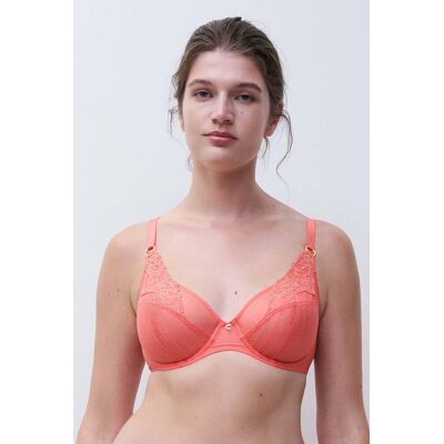 Chantelle Cabaret Sauvage Bra Orange Taille: C75 Soutiens-gorge Outlet Femme Orange - Publicité Chantelle Cabaret Sauvage Bra Orange Taille: C75 Soutiens-gorge Outlet Femme Orange - Publicité