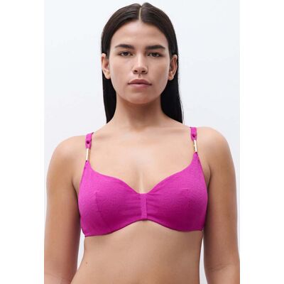 Chantelle Hera Swimwear Bra Tyrian Fuchsia Taille: G70 Soutiens-gorge Outlet Femme Rose - Publicité Chantelle Hera Swimwear Bra Tyrian Fuchsia Taille: G70 Soutiens-gorge Outlet Femme Rose - Publicité
