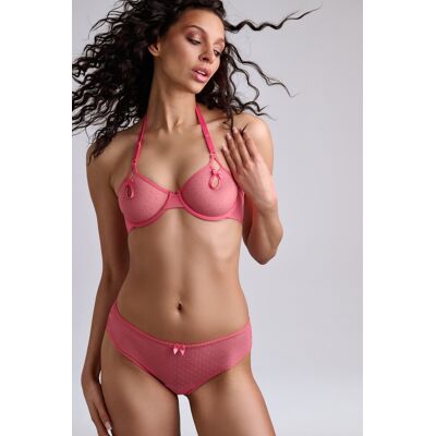 Marlies Dekkers Peekaboo Pink Lemonade Plunge Balcony Bra Taille: 80C Soutiens-gorge Outlet Femme Rose - Publicité Marlies Dekkers Peekaboo Pink Lemonade Plunge Balcony Bra Taille: 80C Soutiens-gorge Outlet Femme Rose - Publicité