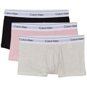 Calvin Klein Low Rise Trunk 3pk Black, Snow Heather, Buff Pink Taille: S Sous-vêtements Outlet Homme Blanche - Publicité Calvin Klein Low Rise Trunk 3pk Black, Snow Heather, Buff Pink Taille: S Sous-vêtements Outlet Homme Blanche - Publicité