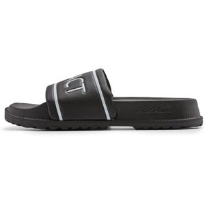 Aspact Slides Black/white Taille: 41 Slippers Outlet Unisex Le Noir - Publicité Aspact Slides Black/white Taille: 41 Slippers Outlet Unisex Le Noir - Publicité