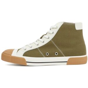 The Kooples Baskets Montantes En Canvas Avec Empiecements Cuir Kaki Taille: 37 Baskets Outlet Unisex - Publicité The Kooples Baskets Montantes En Canvas Avec Empiecements Cuir Kaki Taille: 37 Baskets Outlet Unisex - Publicité