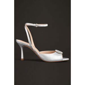LK Bennett Belle Sandal Silver Taille: 36 Sandales Outlet Femme Gris - Publicité LK Bennett Belle Sandal Silver Taille: 36 Sandales Outlet Femme Gris - Publicité