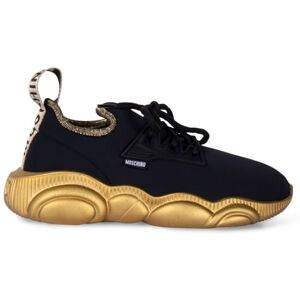 Moschino Sneakerd.orso30 Lycra Nero+oro Taille: 37 Baskets Outlet Femme - Publicité Moschino Sneakerd.orso30 Lycra Nero+oro Taille: 37 Baskets Outlet Femme - Publicité