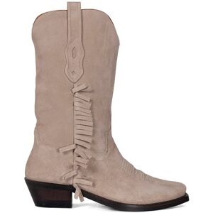 Summum Woman Leather Cowboy Boot With Fringes Dune Taille: 37 Bottes Outlet Femme Blanche - Publicité Summum Woman Leather Cowboy Boot With Fringes Dune Taille: 37 Bottes Outlet Femme Blanche - Publicité