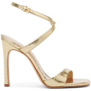 Michael Kors Amara High Heeled Sandal Pale Gold Taille: 37 Pumps Outlet Femme Jaune - Publicité Michael Kors Amara High Heeled Sandal Pale Gold Taille: 37 Pumps Outlet Femme Jaune - Publicité