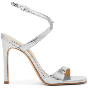 Michael Kors Amara High Heeled Sandal In Silver Taille: 40.5 Pumps Outlet Femme Gris - Publicité Michael Kors Amara High Heeled Sandal In Silver Taille: 40.5 Pumps Outlet Femme Gris - Publicité