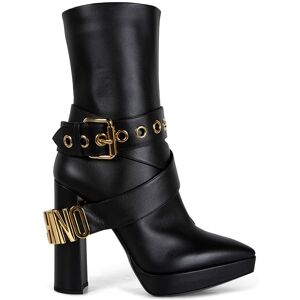 Moschino Vitello Nero Ankle Boots Vitello Nero Taille: 39 Bottes Outlet Femme - Publicité Moschino Vitello Nero Ankle Boots Vitello Nero Taille: 39 Bottes Outlet Femme - Publicité