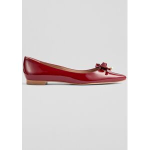 LK Bennett Fl Mabel Eyelet Bow Flat Red Taille: 36 Ballerines Outlet Femme Rouge - Publicité LK Bennett Fl Mabel Eyelet Bow Flat Red Taille: 36 Ballerines Outlet Femme Rouge - Publicité