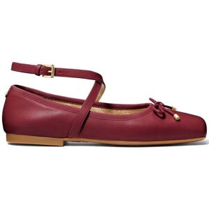 Michael Kors Collette Wrap Ballet Shoe In Red Taille: 38 Ballerines Outlet Femme Rouge - Publicité Michael Kors Collette Wrap Ballet Shoe In Red Taille: 38 Ballerines Outlet Femme Rouge - Publicité