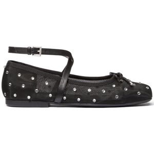 Michael Kors Collette Wrap Ballet Shoe In Black Studs Taille: 38.5 Ballerines Outlet Femme Le Noir - Publicité Michael Kors Collette Wrap Ballet Shoe In Black Studs Taille: 38.5 Ballerines Outlet Femme Le Noir - Publicité