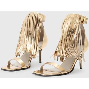 AllSaints Paola Met Sandal Gold Taille: 41 Sandales Outlet Femme Jaune - Publicité AllSaints Paola Met Sandal Gold Taille: 41 Sandales Outlet Femme Jaune - Publicité